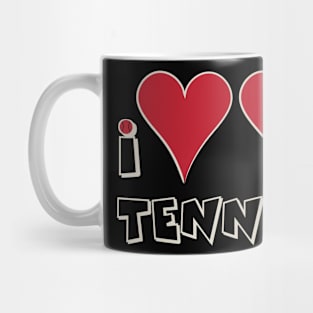 I Love Tennis Mug